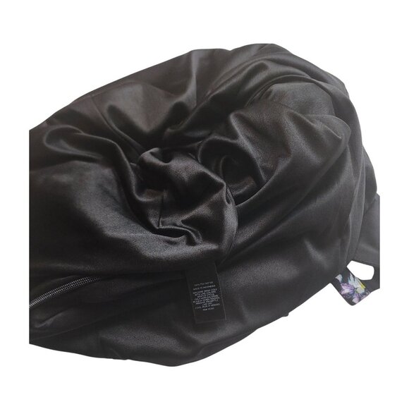 Express Dark Floral Belted Romper - Picture 12 of 15